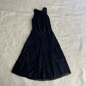 Elegant Black Sleeveless Dress